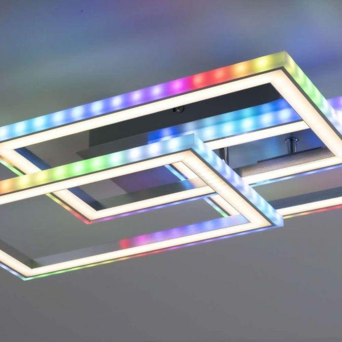LD 14636-55 FELIX60 LED stropní svítidlo otočné, stříbrná barva, RGB Rainbow, stmívatelné RGB+2700-5000K - LEUCHTEN DIREKT / JUST LIGHT (obrázek 4)