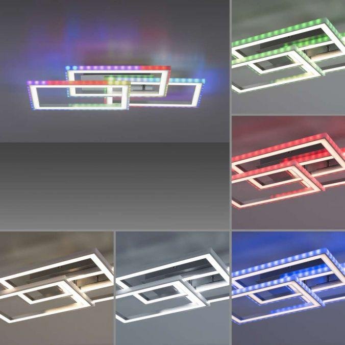 LD 14636-55 FELIX60 LED stropní svítidlo otočné, stříbrná barva, RGB Rainbow, stmívatelné RGB+2700-5000K - LEUCHTEN DIREKT / JUST LIGHT (obrázek 5)