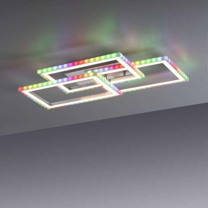 LD 14636-55 FELIX60 LED stropní svítidlo otočné, stříbrná barva, RGB Rainbow, stmívatelné RGB+2700-5000K - LEUCHTEN DIREKT / JUST LIGHT (obrázek 9)
