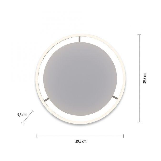 LD 15391-95 RITUS LED stropní svítidlo, hliník, kruhové, pr.40cm, stmívatelné, Switchmo, teplá bílá krokově stmívatelné 3000K - LEUCHTEN DIREKT / JUST LIGHT (obrázek 5)