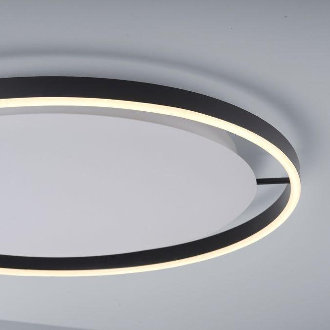 LD 15392-13 RITUS LED stropní svítidlo antracit, kruhové, pr.60cm, stmívatelné, Switchmo, teplá bílá krokově stmívatelné 3000K - LEUCHTEN DIREKT / JUST LIGHT (obrázek 4)