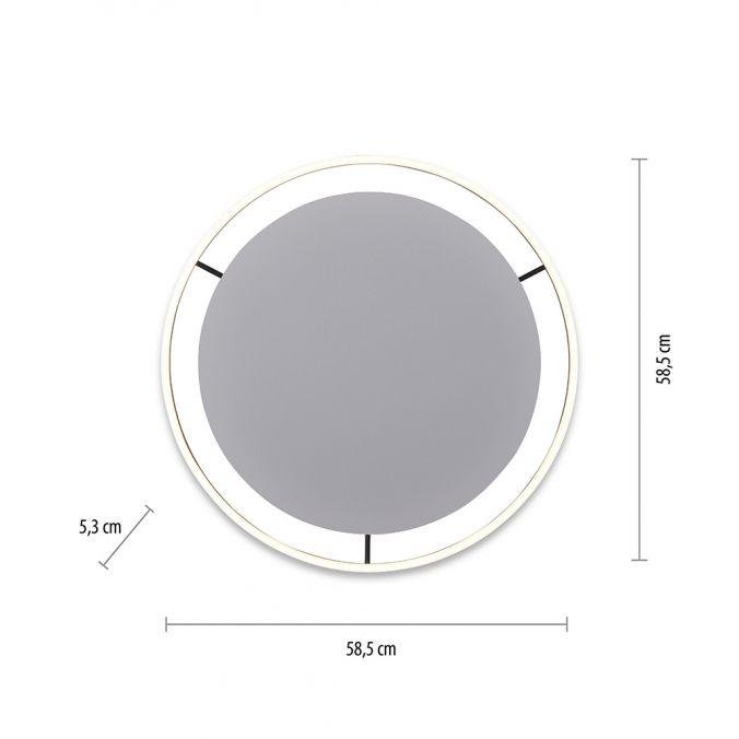 LD 15392-13 RITUS LED stropní svítidlo antracit, kruhové, pr.60cm, stmívatelné, Switchmo, teplá bílá krokově stmívatelné 3000K - LEUCHTEN DIREKT / JUST LIGHT (obrázek 6)