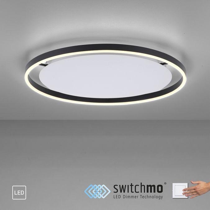 LD 15392-13 RITUS LED stropní svítidlo antracit, kruhové, pr.60cm, stmívatelné, Switchmo, teplá bílá krokově stmívatelné 3000K - LEUCHTEN DIREKT / JUST LIGHT (obrázek 10)
