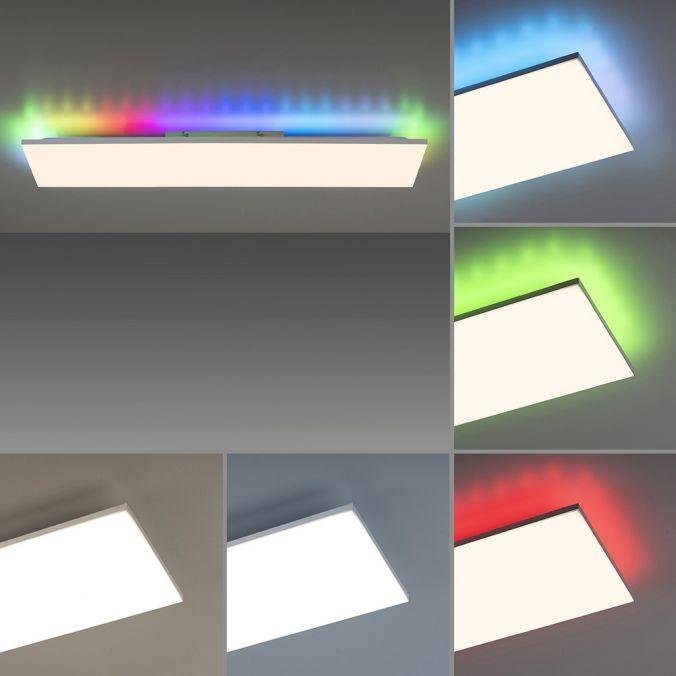 LD 15562-16 CONRAD LED stropní svítidlo 100,5x25,5cm, bílé, hranaté, RGB+CCT, stmívatelné, panel RGB+2700-5000K - LEUCHTEN DIREKT / JUST LIGHT (obrázek 5)