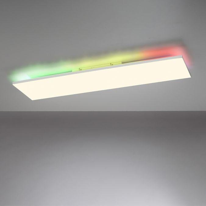 LD 15562-16 CONRAD LED stropní svítidlo 100,5x25,5cm, bílé, hranaté, RGB+CCT, stmívatelné, panel RGB+2700-5000K - LEUCHTEN DIREKT / JUST LIGHT (obrázek 8)