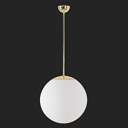 Obrázek pro produkt ADRIA P3 závěsné skleněné svítidlo mosaz leštěná / bílá IP40 3000 K 27W LED nouzové kombinované 1 h (původní kód OS 68312) - OSMONT