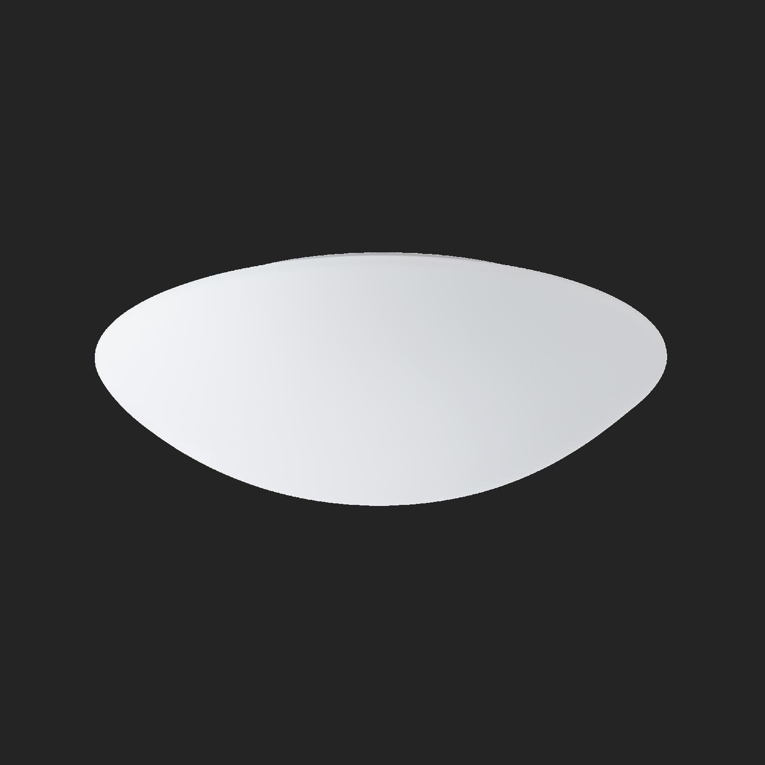 OS AUR59032 AURA 4 stropní/nástěnné skleněné svítidlo bílá IP43 3000 K 27W LED nouzové kombinované 3 h (původní kód OS 59032) - OSMONT