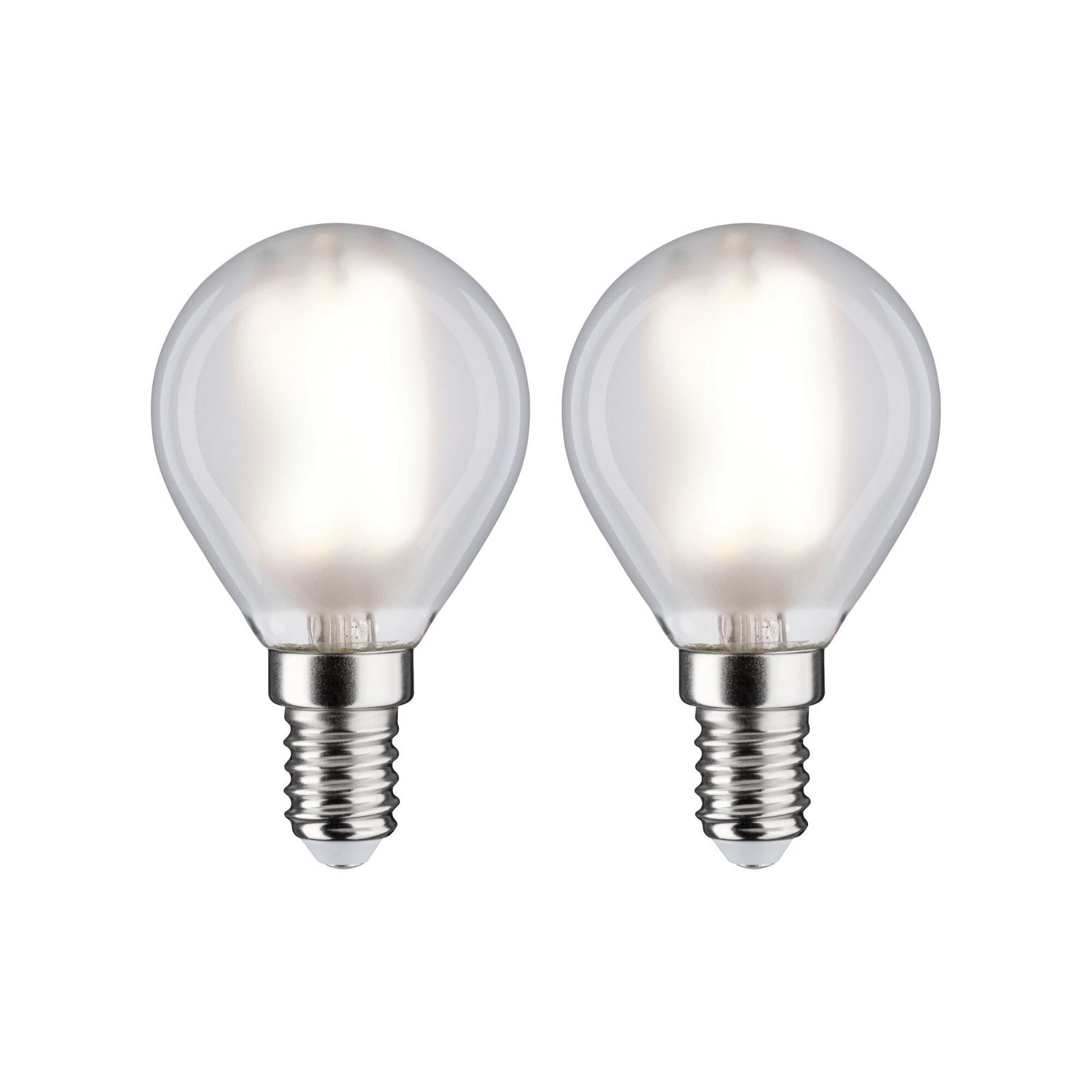 Paulmann 28919 LED Energetická třída EEK2021 F A G E14 kapkový tvar 4.8 W neutrální bílá Ø x v 45 mm x 78 mm 2