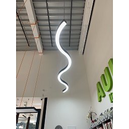 Obrázek pro produkt Závěsné svítidlo BELO (sestava VLNA) bronz 52W 4000K 3m direct/indirect DALI - Archilight

