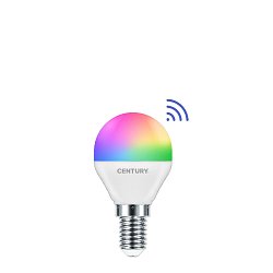 Obrázek pro produkt LED G45 SMART WIFI 6W E14 CCT RGB/3000-6500K 180d DIM Tuya WiFi - CENTURY
