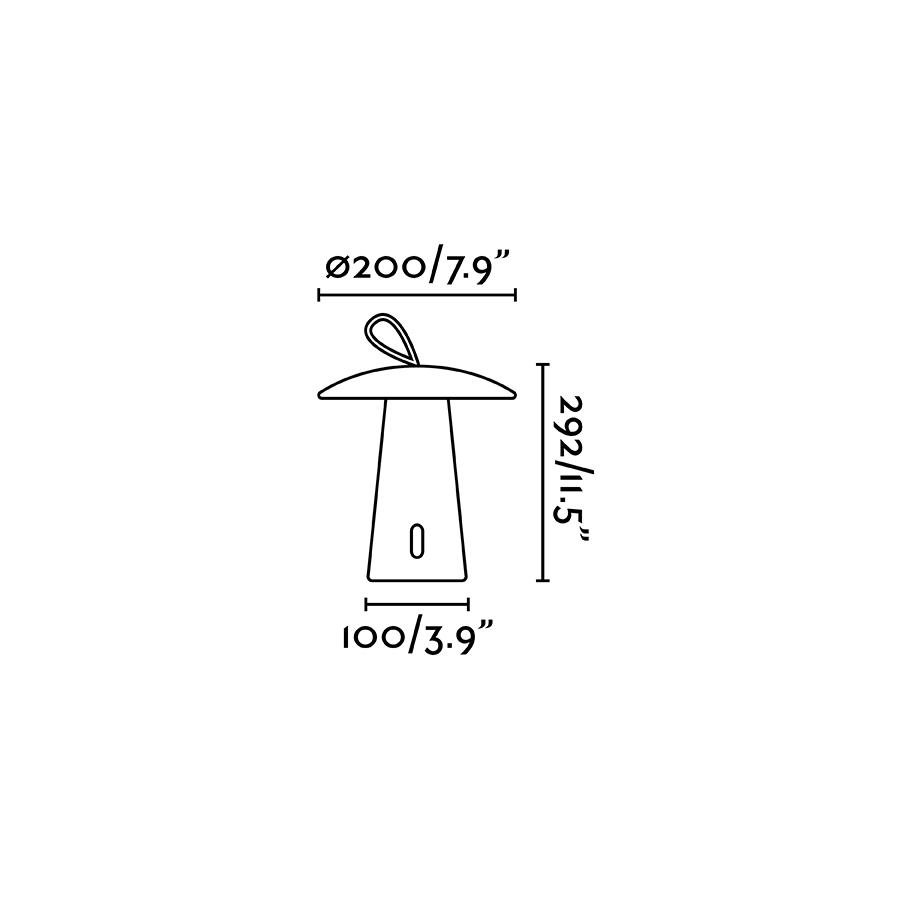 FARO 70914 TASK LED, bílá přenosná stolní lampa - FARO (obrázek 4)