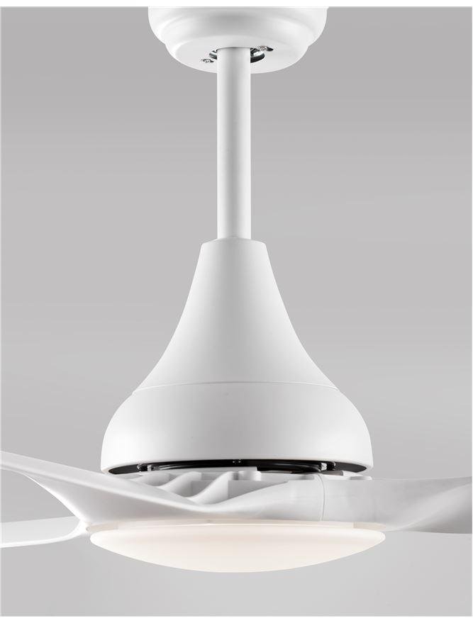 NV 5267301 Stropní ventilátor se světlem SAMOA tělo z oceli matná bílá a sklo 3ABS LED 18W 3000K - NOVA LUCE (obrázek 6)