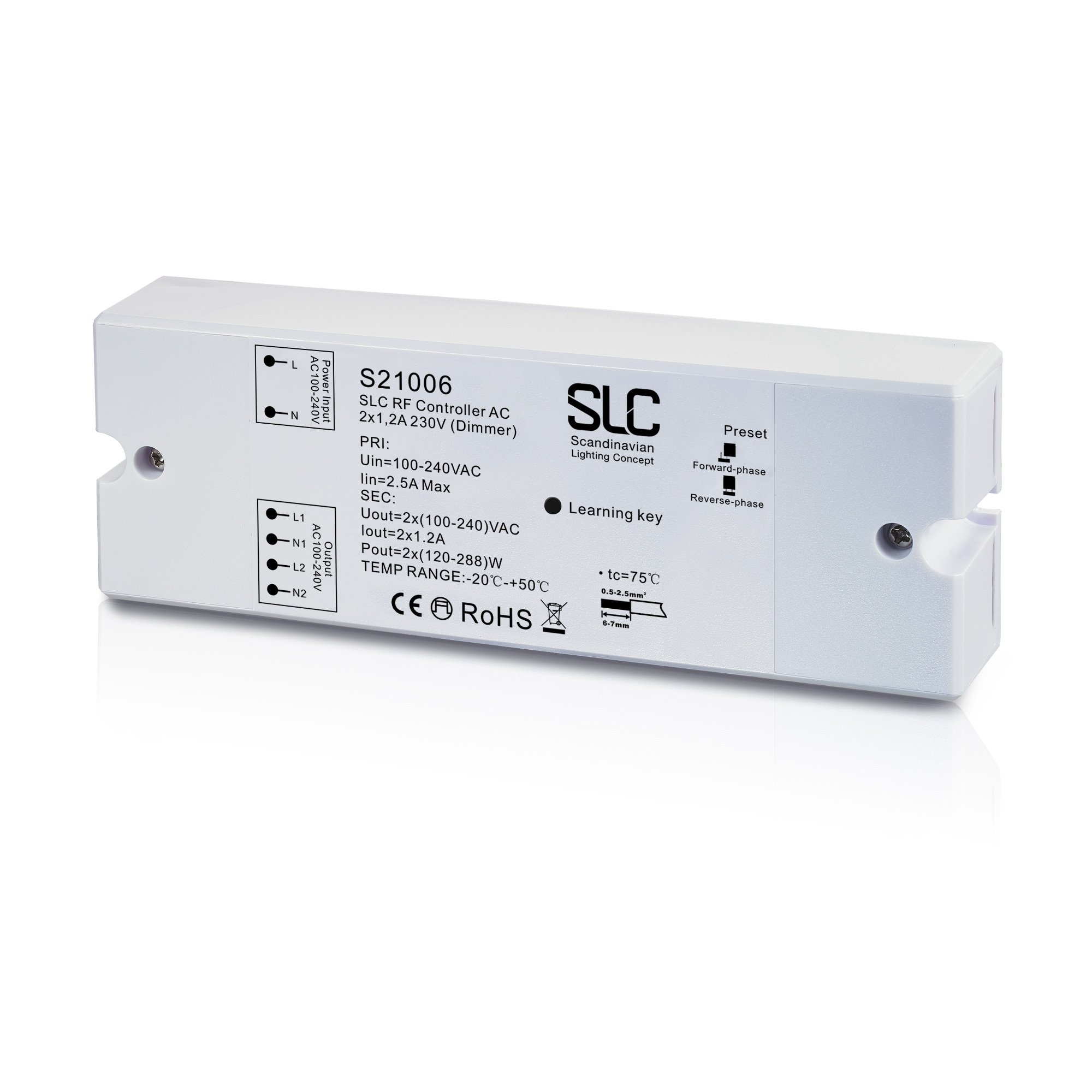SLC S21006 SLC RF to Trailing Edge AC Controller 2x1,2A - TLG