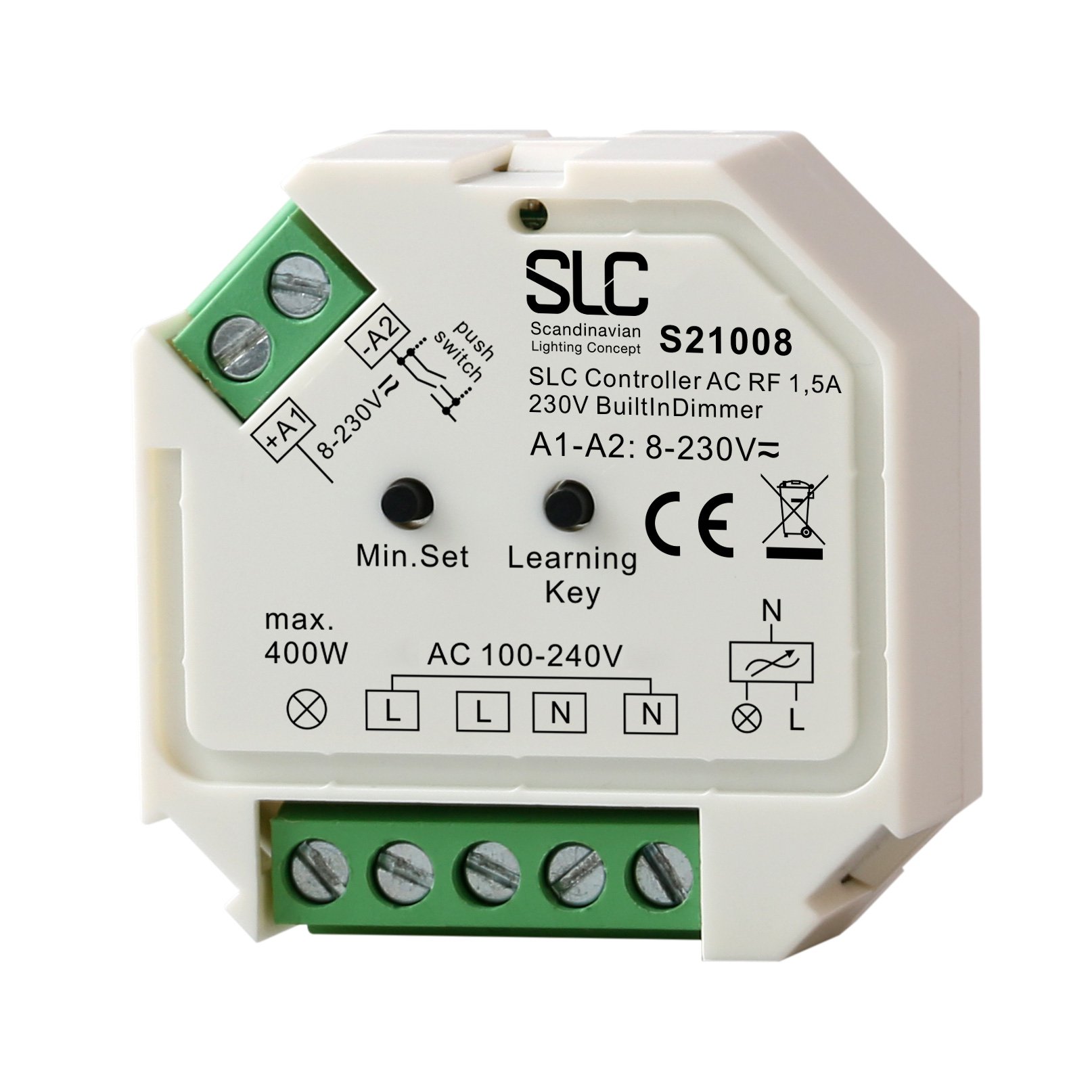 SLC S21008 SLC RF to Trailing Edge AC Controller 1x1,5A - TLG