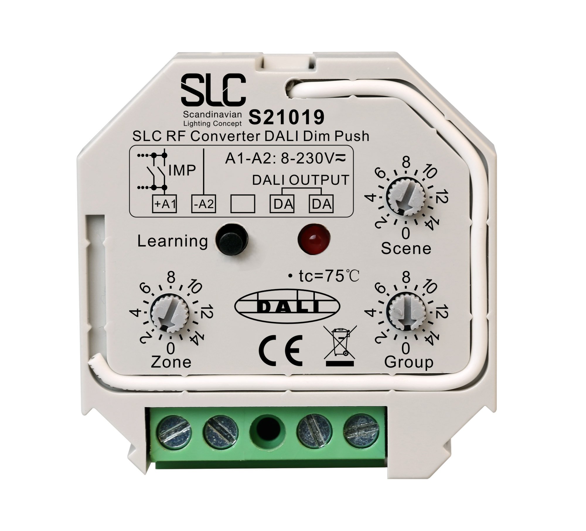 SLC S21019 SLC RF/AC-PushDim to DALI DT6 Converter - TLG