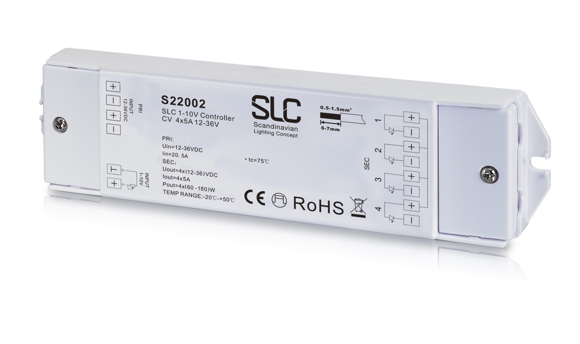 SLC S22002 SLC 1-10V Controller CV 4x5A 12-36V - TLG