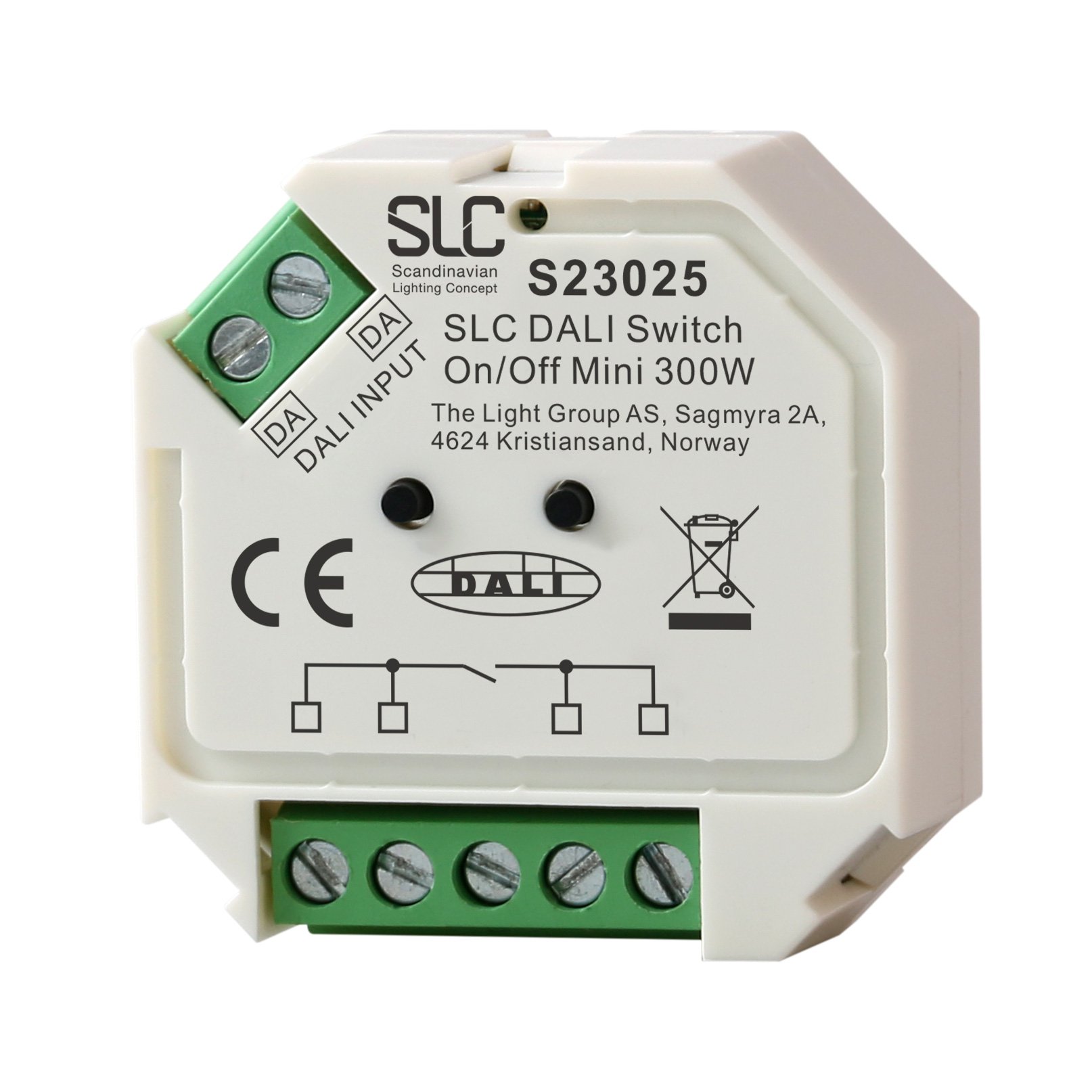 SLC S23025 SLC DALI Switch Mini On/Off 300W - TLG