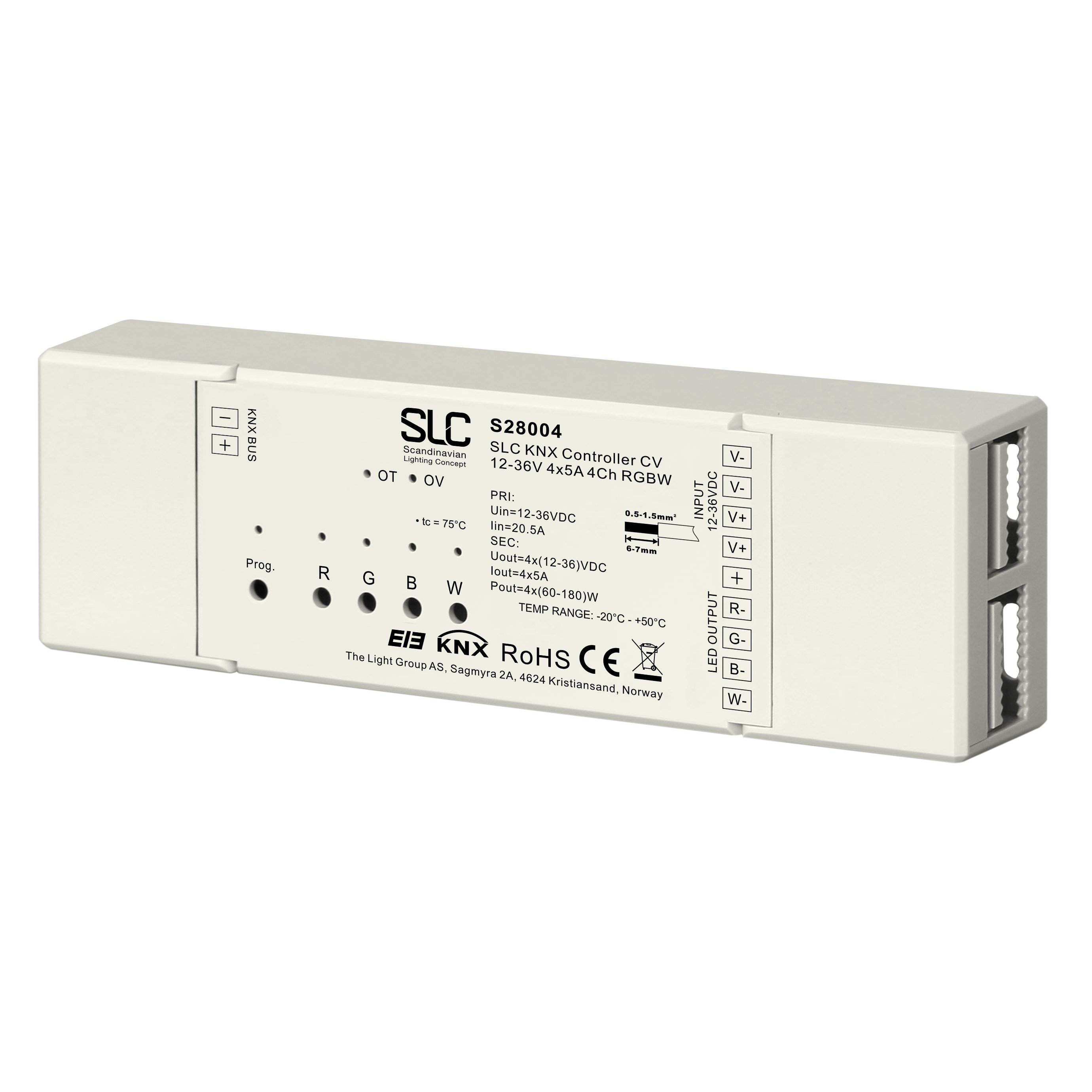 SLC S28004 SLC KNX Controller CV 12-36V 4x5A 4CH - TLG