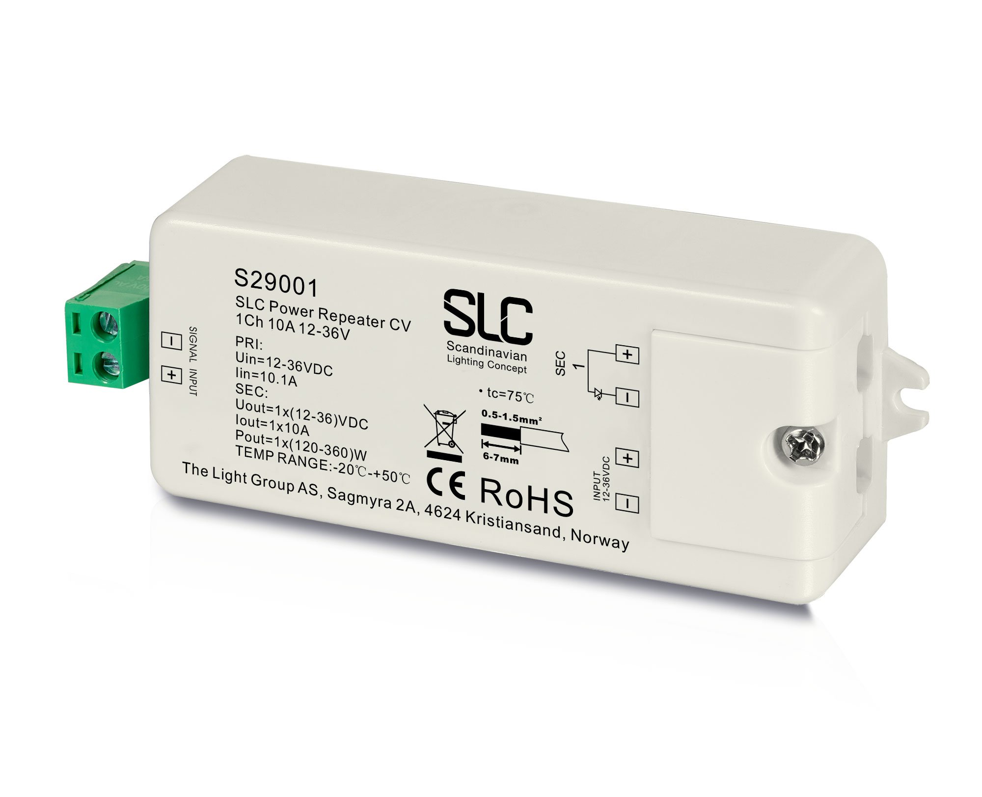 SLC S29001 SLC Power Repeater CV 1Ch 12-36V 10A - TLG