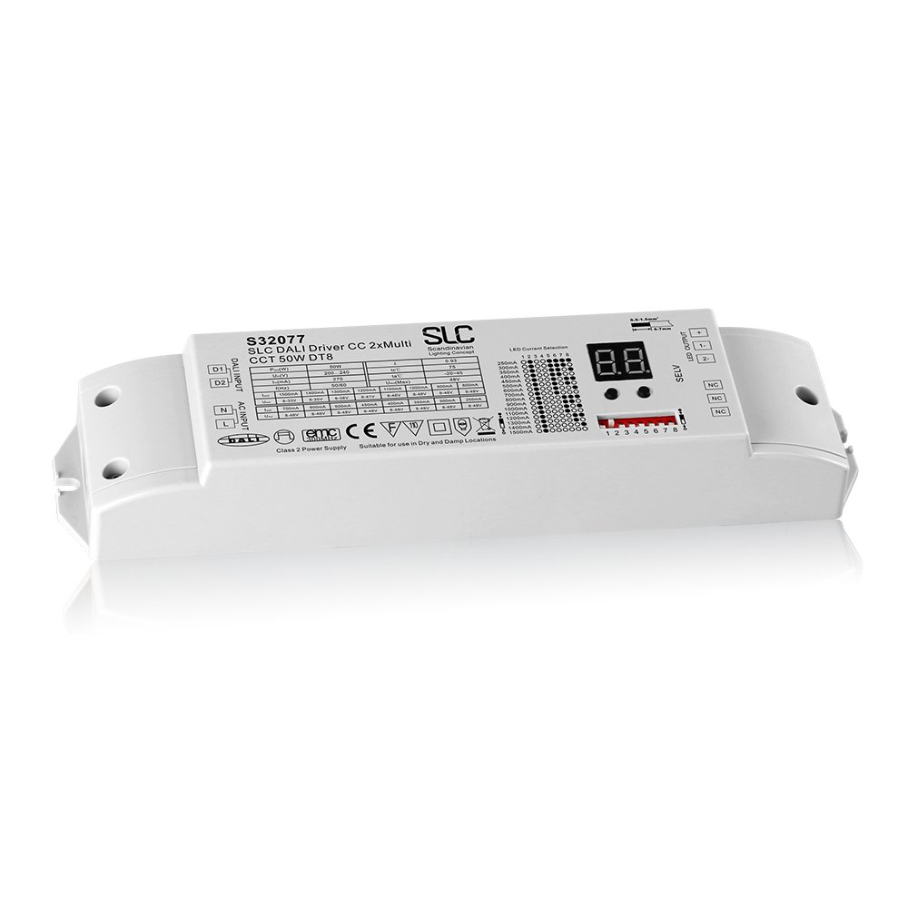 SLC S32077 SLC LED Driver DALI DT8 CC Multi TW 50W - TLG