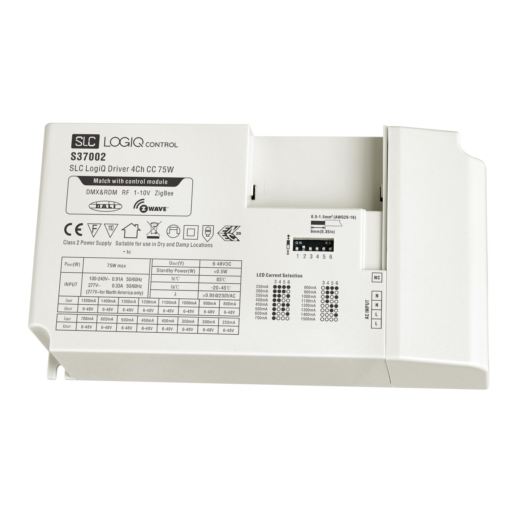 SLC S37002 SLC LogiQ LED Driver CC Multi 75W 4CH - TLG