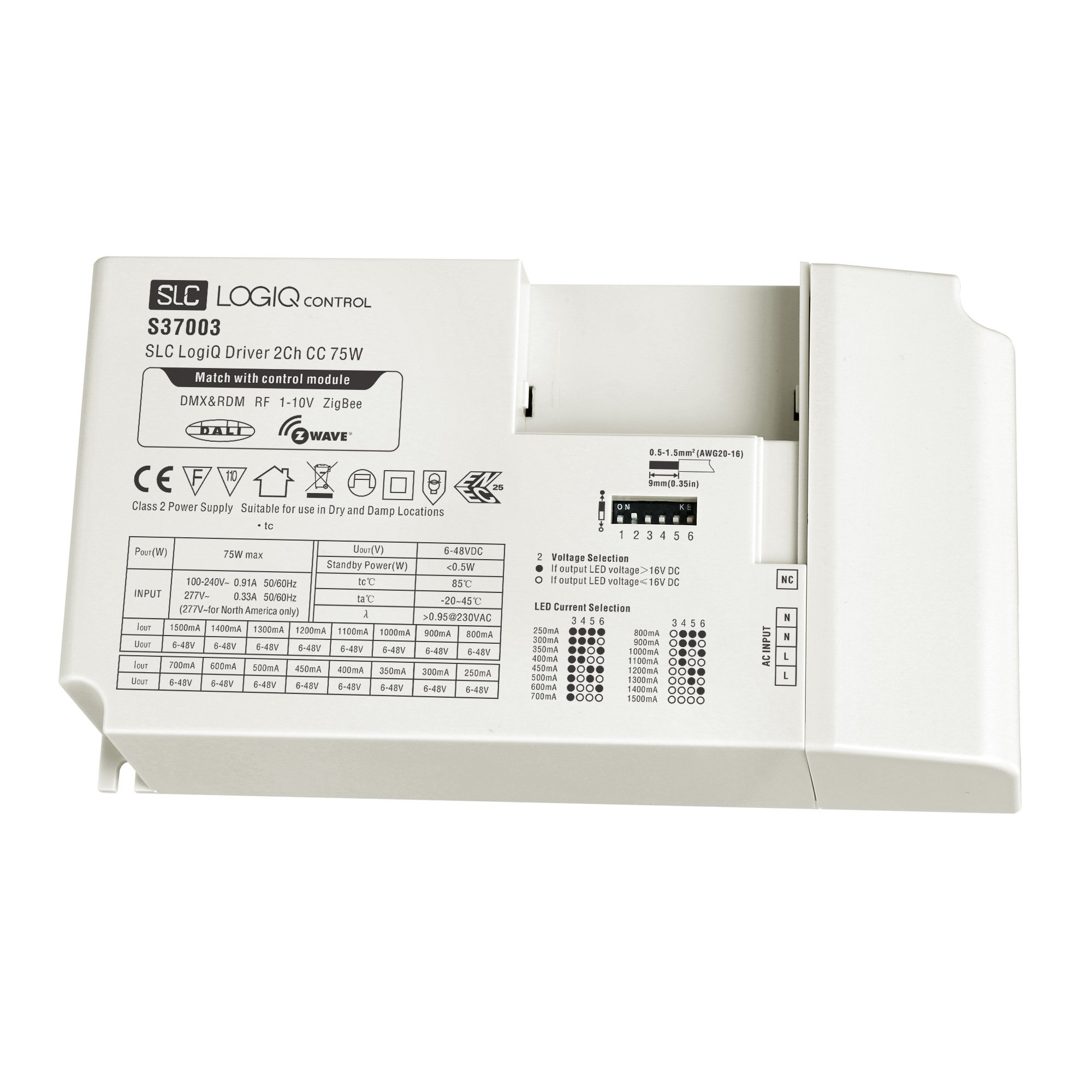 SLC S37003 SLC LogiQ LED Driver CC Multi 75W 2CH - TLG