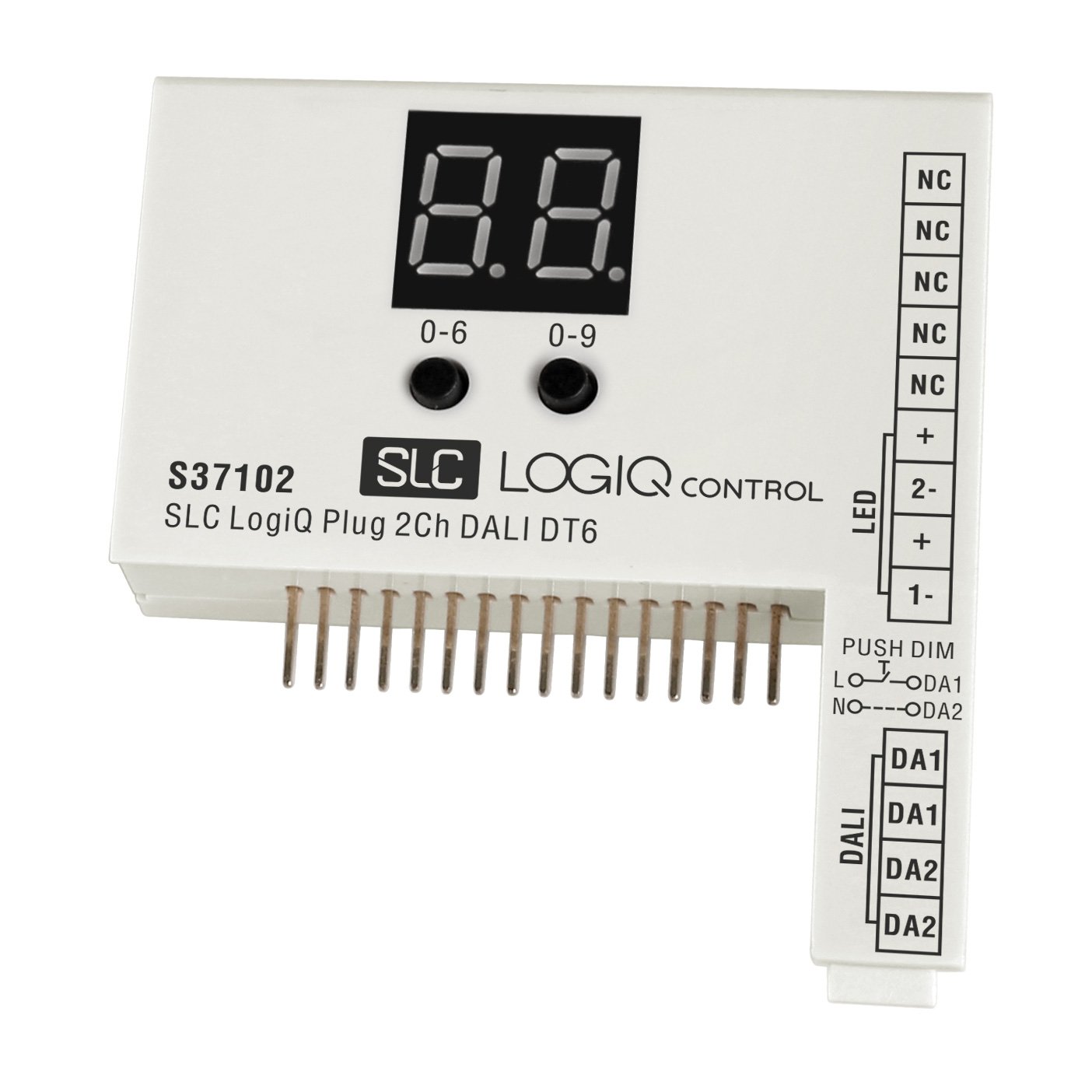 SLC S37102 SLC LogiQ Plugin 2CH DALI DT6 - TLG