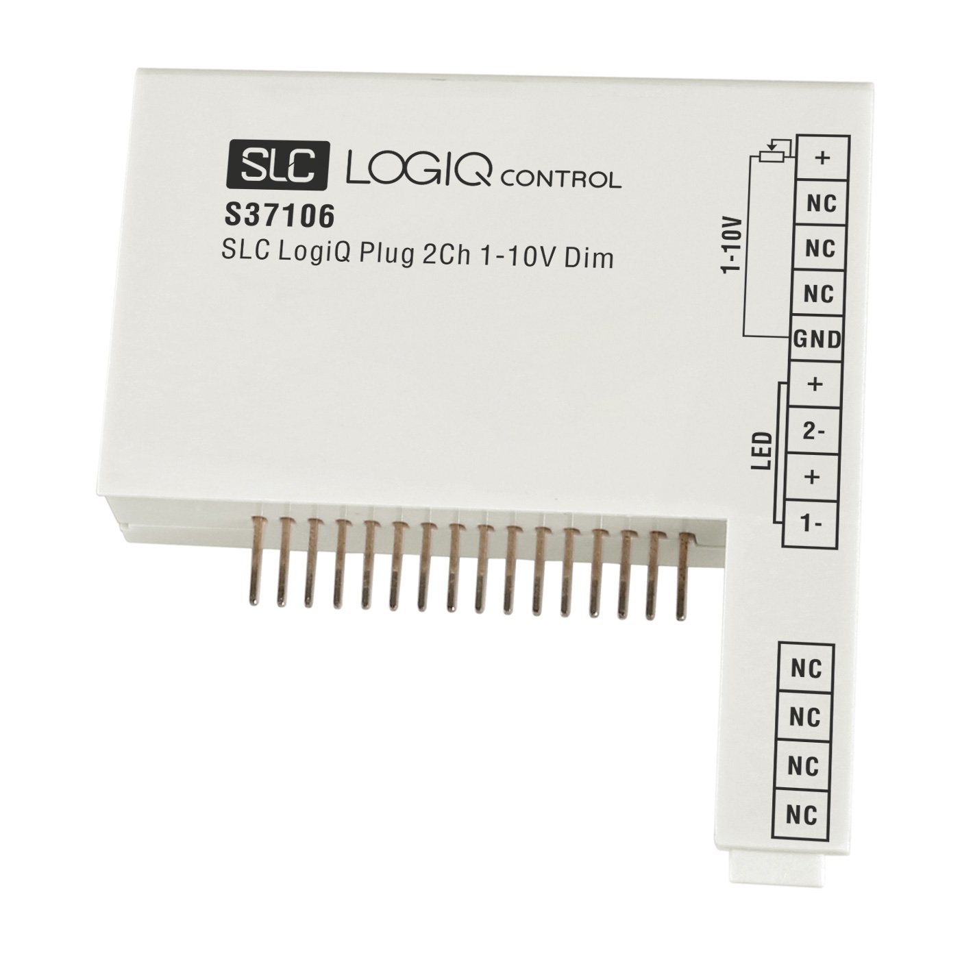 SLC S37106 SLC LogiQ Plugin 2CH 1-10V MONO - TLG