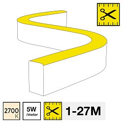 Obrázek pro produkt LED pásek SLC NEON FLEX SIDE 2700K 5W 198LM 1-27M IP67 - TLG