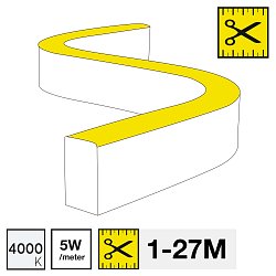 Obrázek pro produkt LED pásek SLC NEON FLEX SIDE 4000K 5W 238LM 1-27M IP67 - TLG