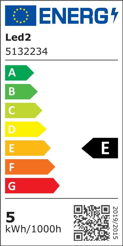 LED2 5132234 Svítidlo TOMY 1, A 4,5W 3000K nástěnné antracit - LED2 Lighting (obrázek 2)