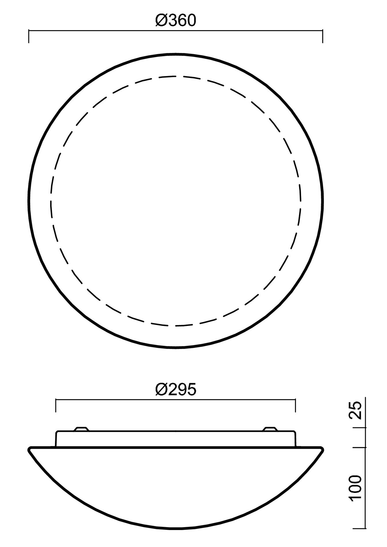 OS AUR68036 AURA 10 stropní/nástěnné skleněné svítidlo bílá IP44 3000 K 13W LED HF - OSMONT (obrázek 4)