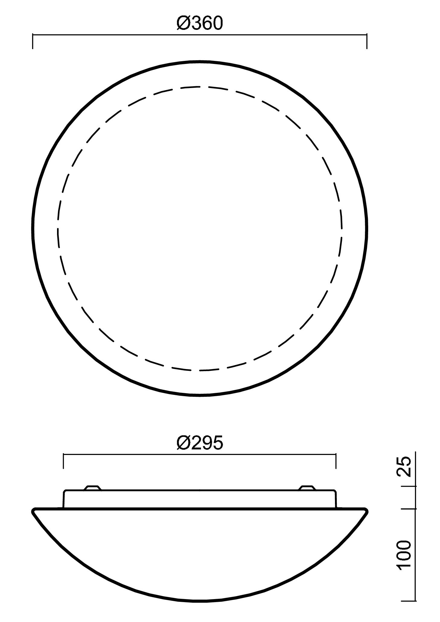 OS AUR71165 AURA 10 stropní/nástěnné skleněné svítidlo bílá IP44 3000/4000 K 19W LED DALI - OSMONT (obrázek 4)