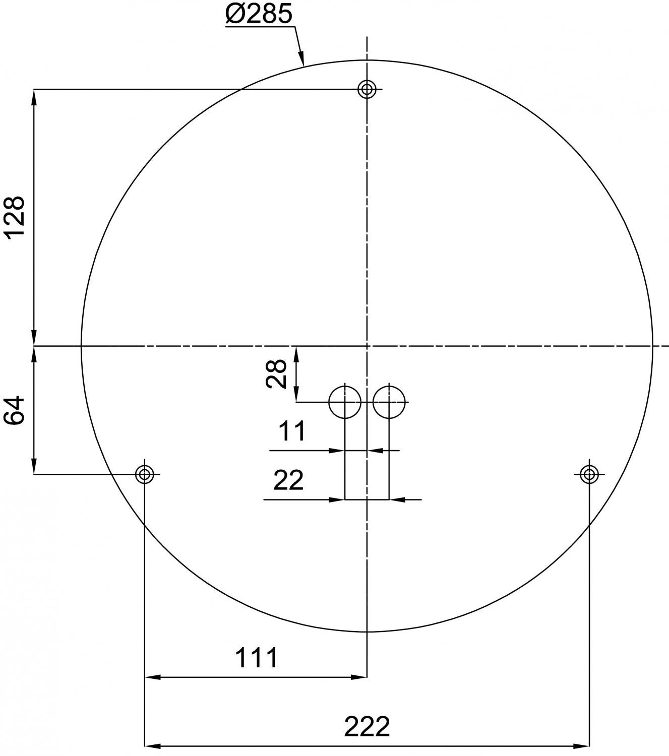 OS AUR68545 AURA 10 stropní/nástěnné skleněné svítidlo bílá IP44 4000 K 19W LED nouzové kombinované 3 h - OSMONT (obrázek 6)