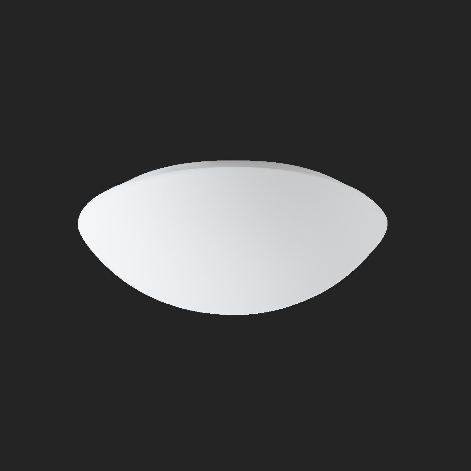 OS AUR70382 AURA 10 IP stropní/nástěnné skleněné svítidlo bílá IP65 3000 K 20W LED nouzové kombinované 3 h (původní kód OS 70382) - OSMONT