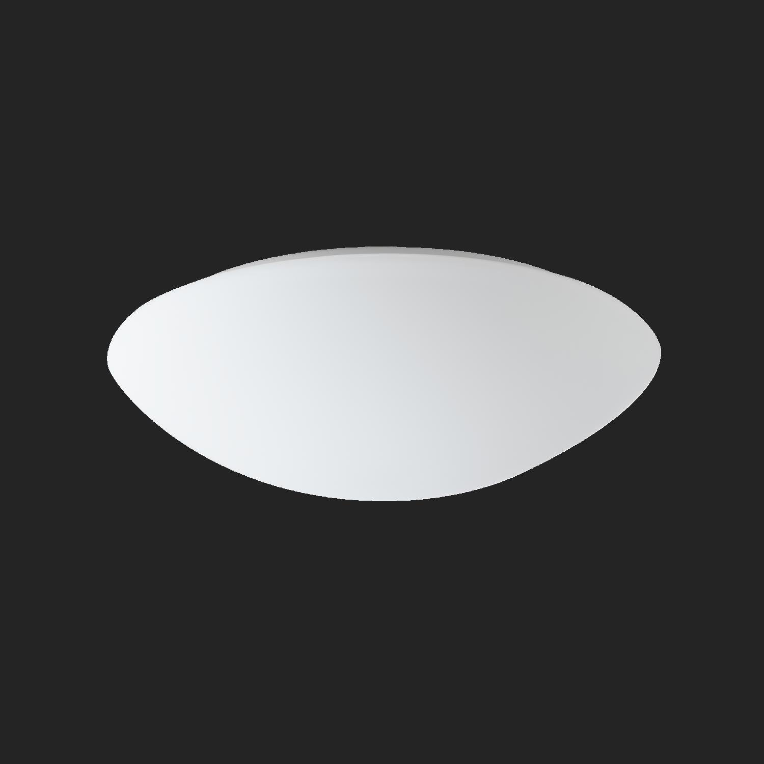 Levně OS AUR68051 AURA 11 stropní/nástěnné skleněné svítidlo bílá IP44 3000 K 19W LED nouzové kombinované 3 h (původní kód OS 68051) - OSMONT
