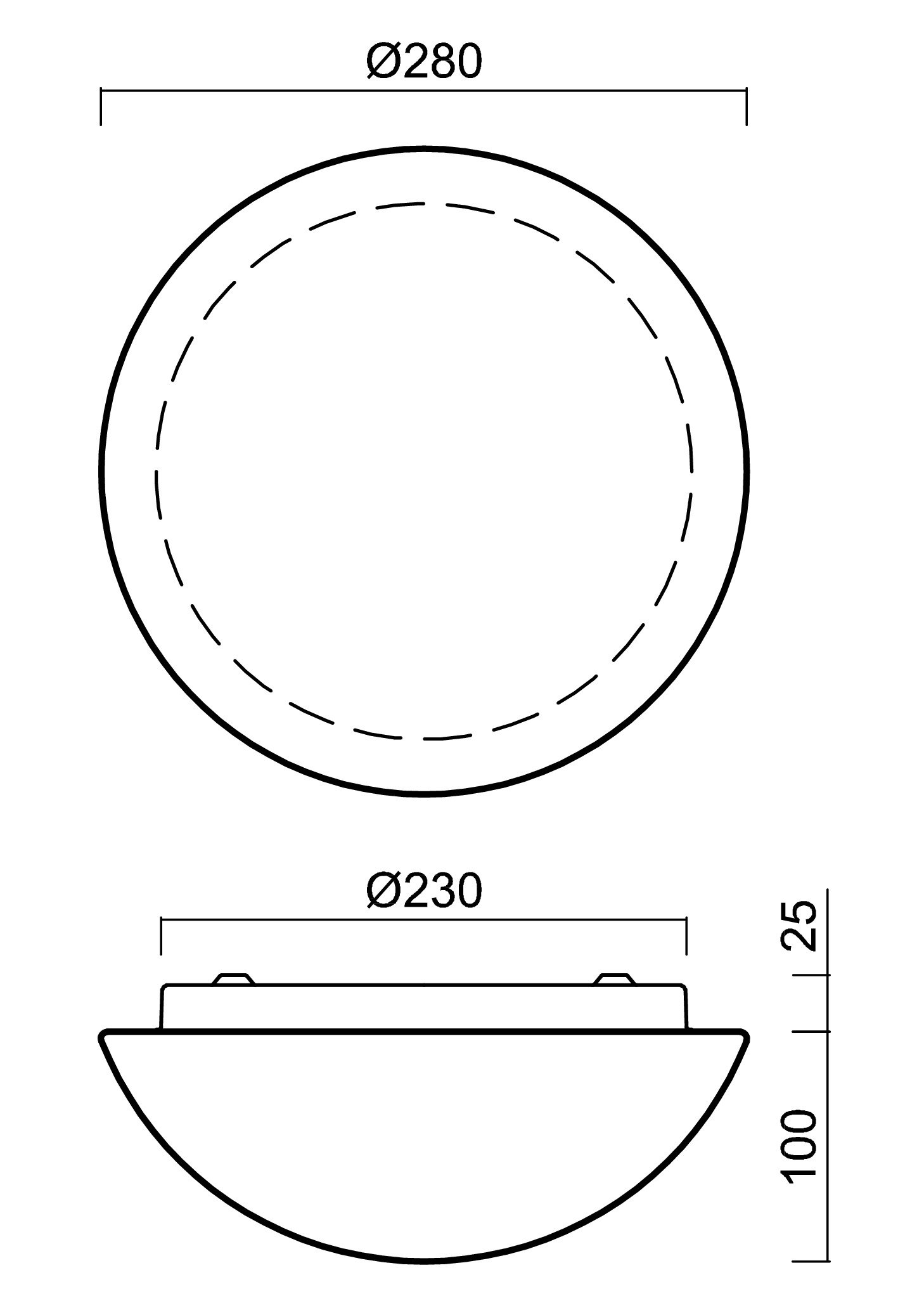 OS AUR71103 AURA 2 stropní/nástěnné skleněné svítidlo bílá IP43 3000/4000 K 15W LED - OSMONT (obrázek 4)
