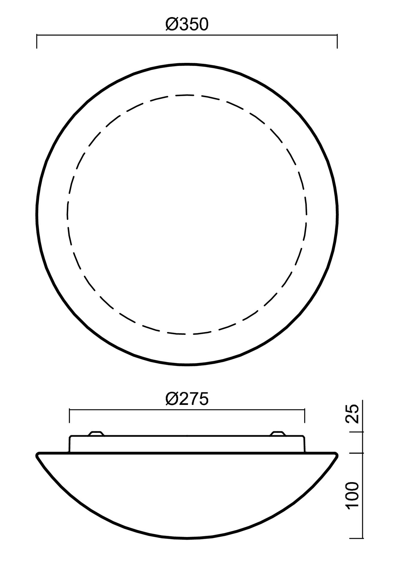 OS AUR59515 AURA 3 stropní/nástěnné skleněné svítidlo bílá IP43 4000 K 18W LED DALI - OSMONT (obrázek 4)