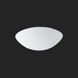 Obrázek pro produkt AURA 3 stropní/nástěnné skleněné svítidlo bílá IP43 4000 K 14W LED nouzové kombinované 3 h (původní kód OS 59517) - OSMONT