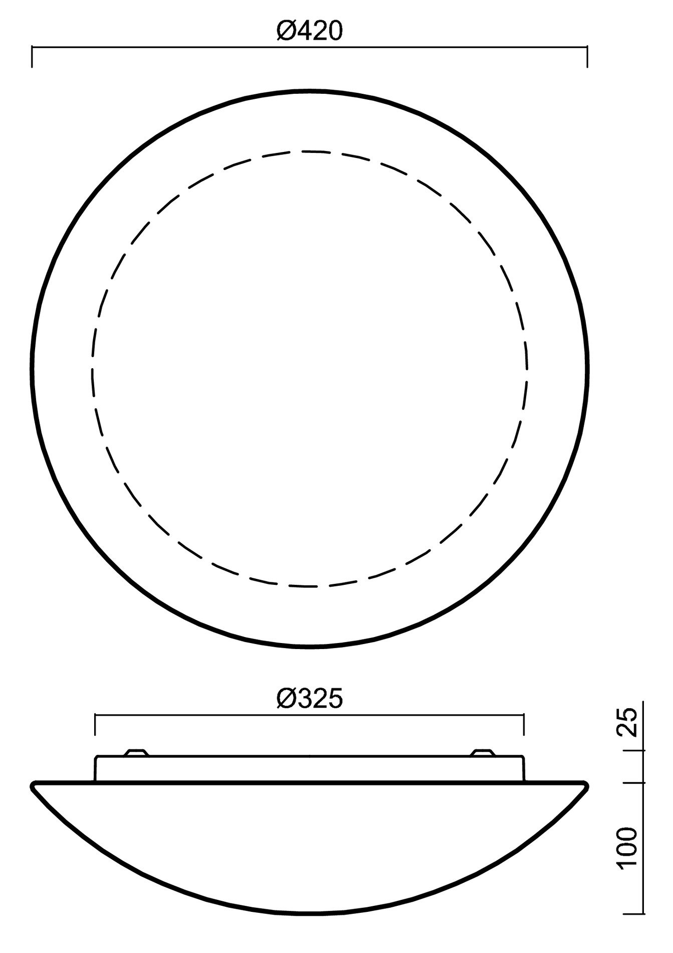 OS AUR59522 AURA 4 stropní/nástěnné skleněné svítidlo bílá IP43 4000 K 19W LED HF - OSMONT (obrázek 4)