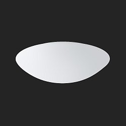 Obrázek pro produkt AURA 4 stropní/nástěnné skleněné svítidlo bílá IP43 4000 K 20W LED nouzové kombinované 3 h (původní kód OS 59530) - OSMONT