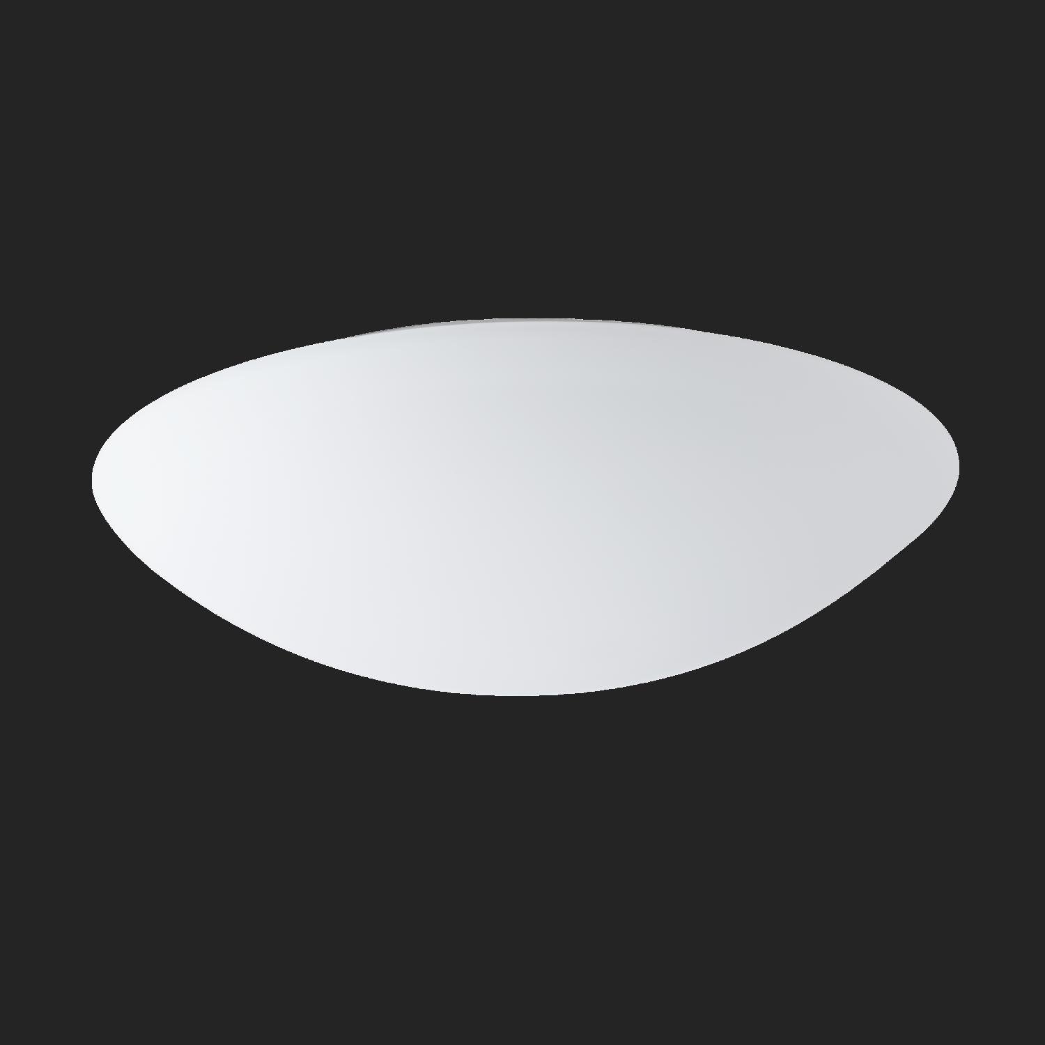 OS AUR51751 AURA 5 stropní/nástěnné skleněné svítidlo bílá IP43 4000 K 33W LED nouzové kombinované 3 h (původní kód OS 51751) - OSMONT