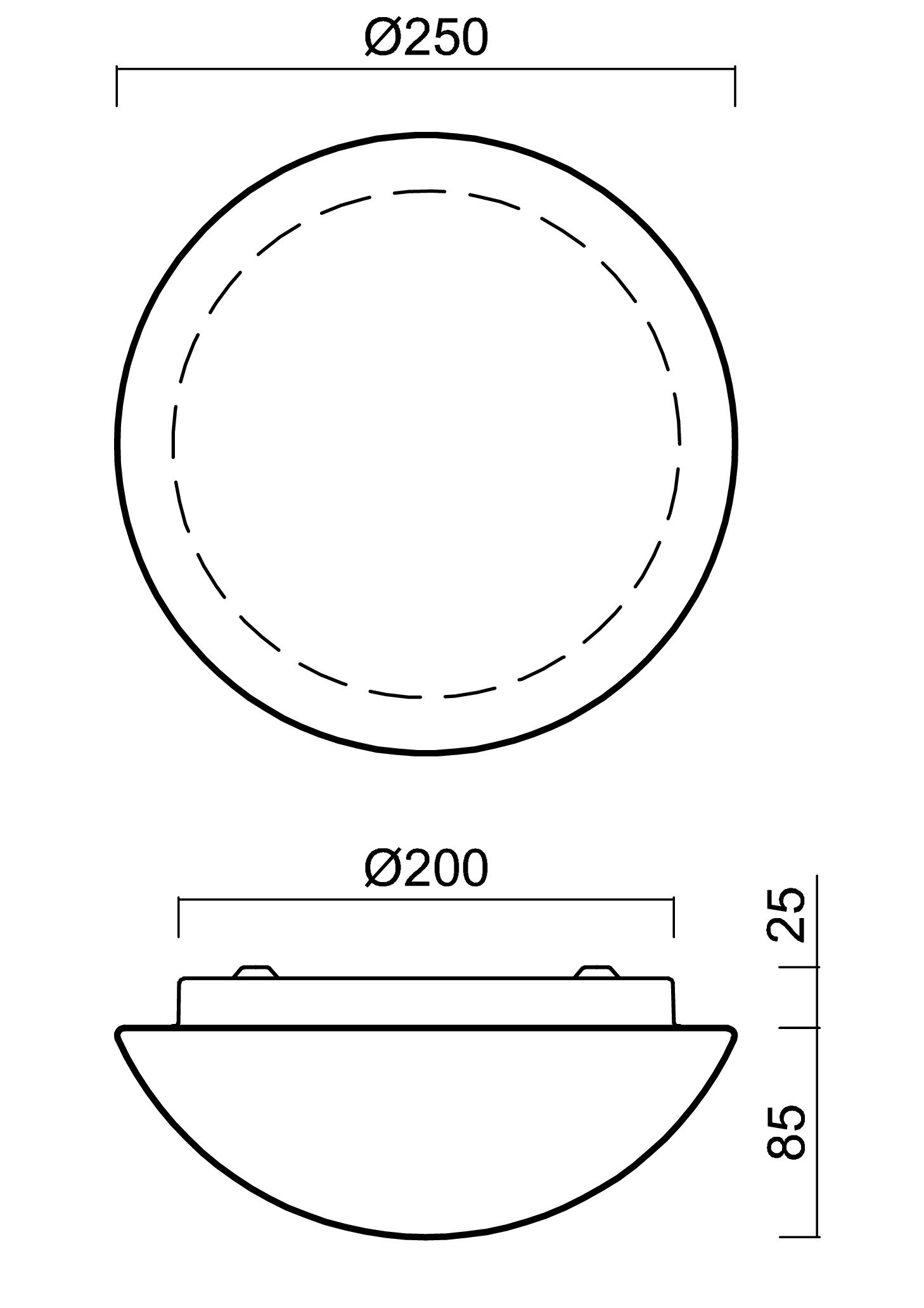 OS AUR71128 AURA 7 stropní/nástěnné skleněné svítidlo bílá IP44 3000/4000 K 9W LED DALI (původní kód OS 71128) - OSMONT (obrázek 4)