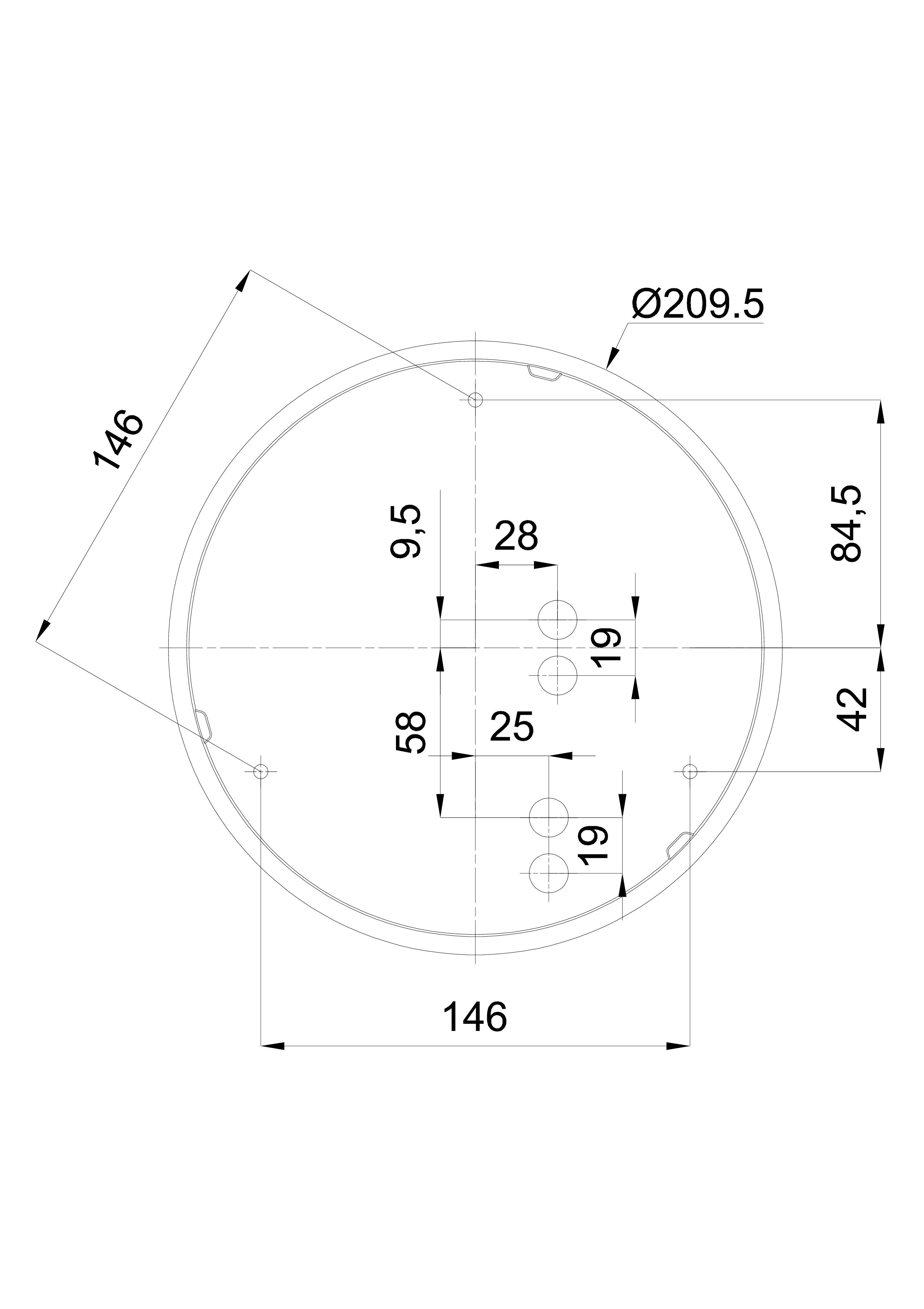 OS AUR71140 AURA 7 IP stropní/nástěnné skleněné svítidlo bílá IP65 3000/4000 K 10W LED - OSMONT (obrázek 6)
