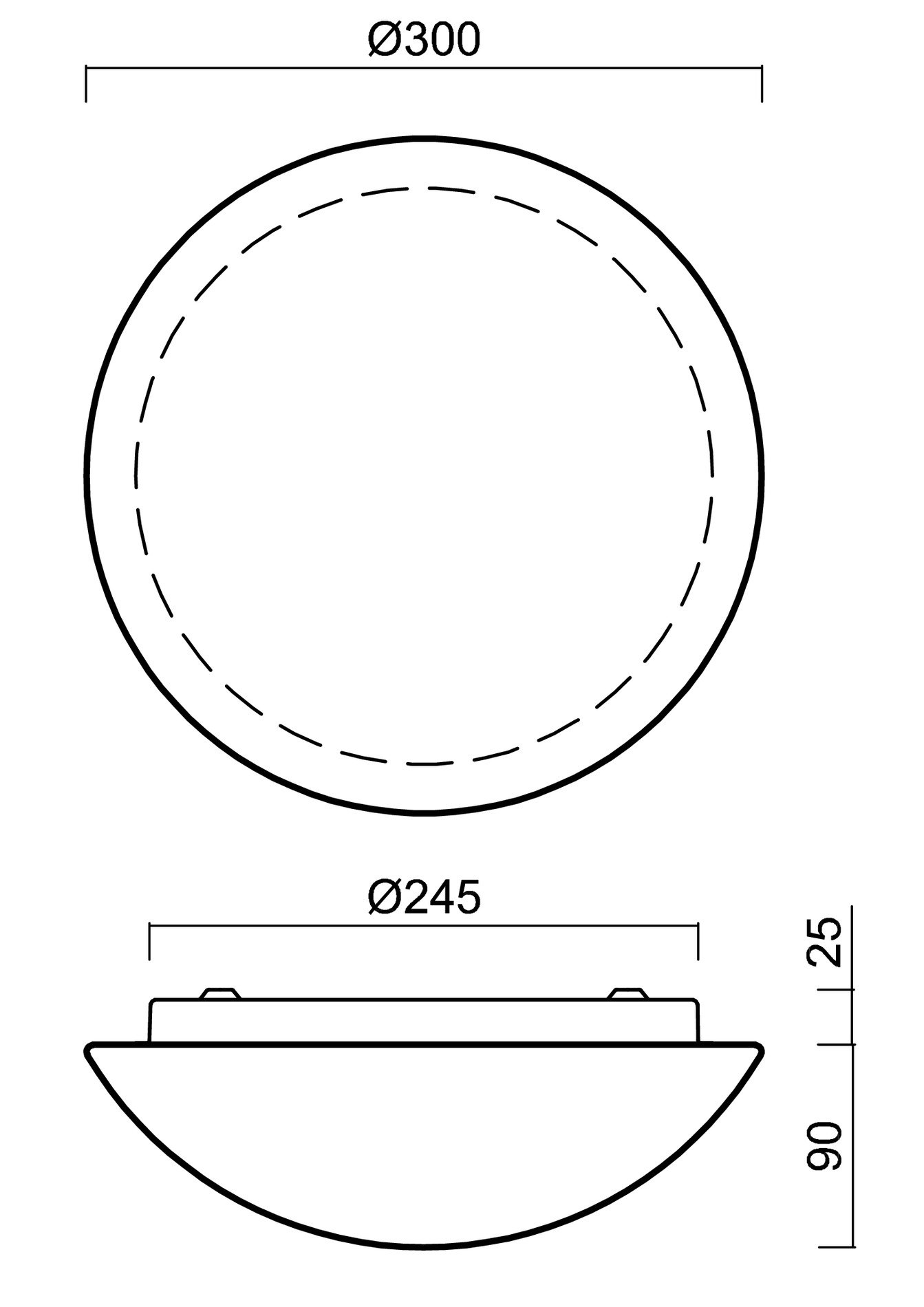 OS AUR59940 AURA 8 stropní/nástěnné skleněné svítidlo bílá IP44 4000 K 13W LED - OSMONT (obrázek 4)