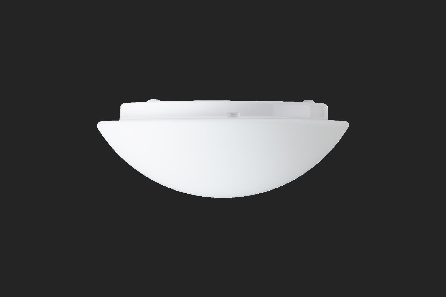 OS AUR59944 AURA 8 stropní/nástěnné skleněné svítidlo bílá IP44 4000 K 15W LED nouzové kombinované 3 h (původní kód OS 59944) - OSMONT (obrázek 3)