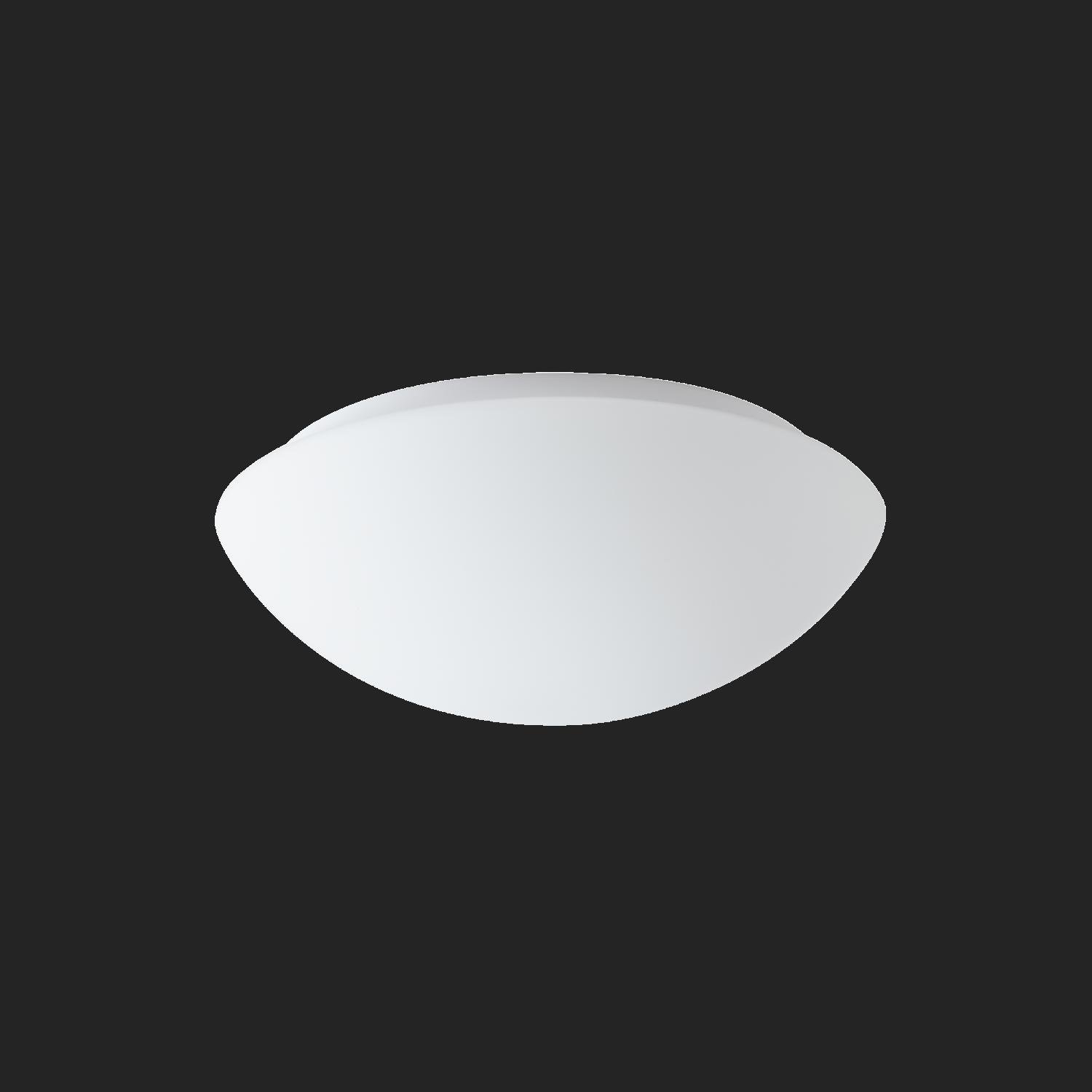 OS AUR70366 AURA 8 IP stropní/nástěnné skleněné svítidlo bílá IP65 3000 K 11W LED nouzové kombinované 3 h (původní kód OS 70366) - OSMONT