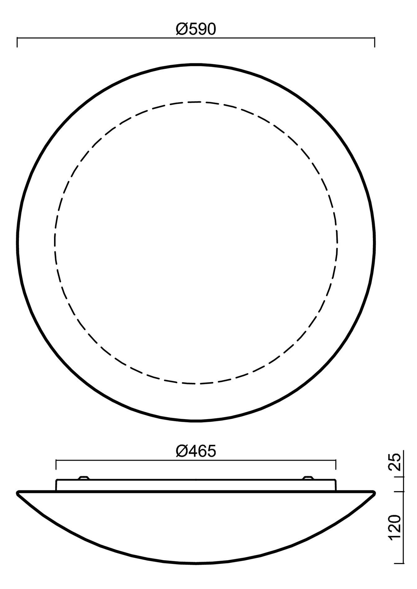 OS AUR59744 AURA 9 stropní/nástěnné skleněné svítidlo bílá IP43 4000 K 35W LED DALI - OSMONT (obrázek 4)