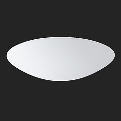 Obrázek pro produkt AURA 9 stropní/nástěnné skleněné svítidlo bílá IP43 3000 K 52W LED nouzové kombinované 3 h (původní kód OS 59248) - OSMONT