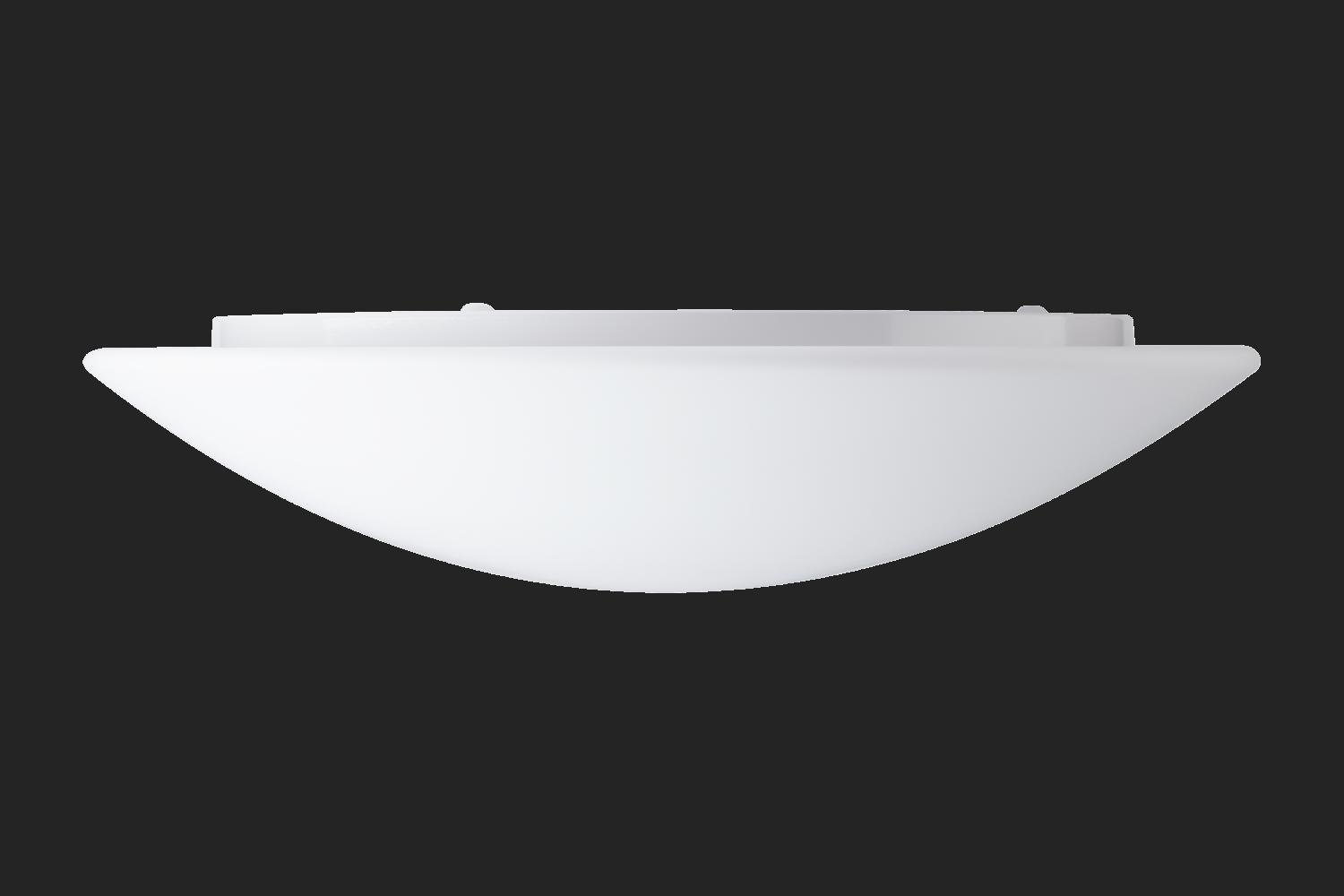 OS AUR59747 AURA 9 stropní/nástěnné skleněné svítidlo bílá IP43 4000 K 35W LED nouzové kombinované 3 h (původní kód OS 59747) - OSMONT (obrázek 3)